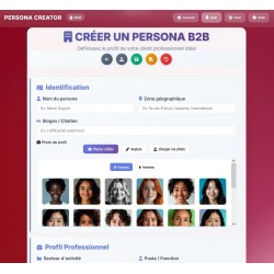 Persona Creator : générez vos fiches personas en quelques clics