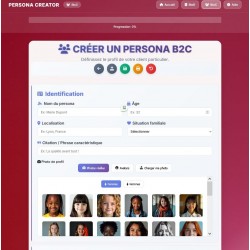 Persona Creator : générez vos fiches personas en quelques clics