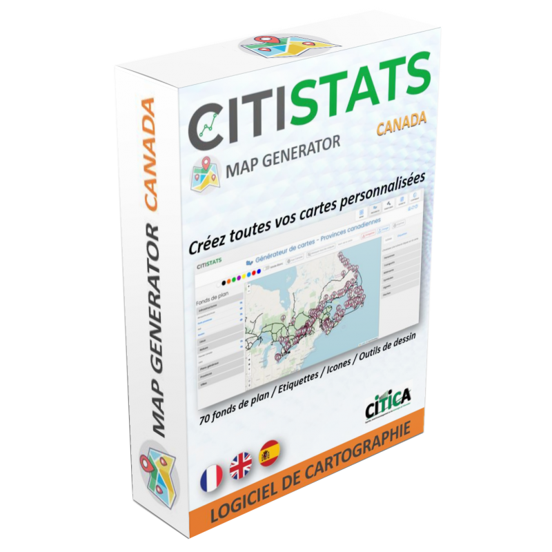 CARTO CANADA, logiciel de cartographie CARTO CANADA, logiciel de cartographie